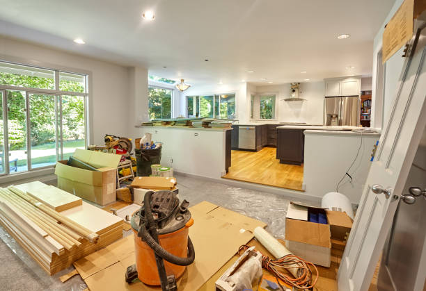 Professional Kitchen Flooring technician working in Kintnersville, PA